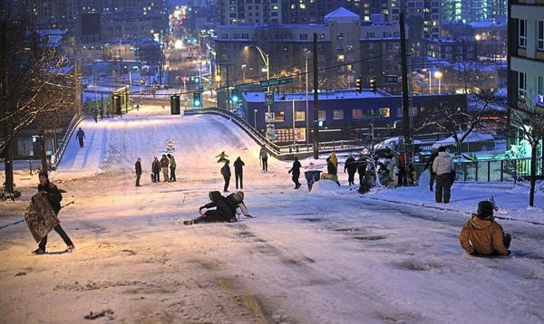 시애틀에 드물게 찾아오는 폭설기록을 찾아봤어요  - Seattle - 1