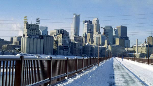 추운날씨 때문에 북유럽 백인이 많이사는 미네소타주 - Minnesota - 1