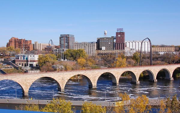 미네아폴리스 대표 랜드마크 Stone Arch Bridge - Minneapolis - 1