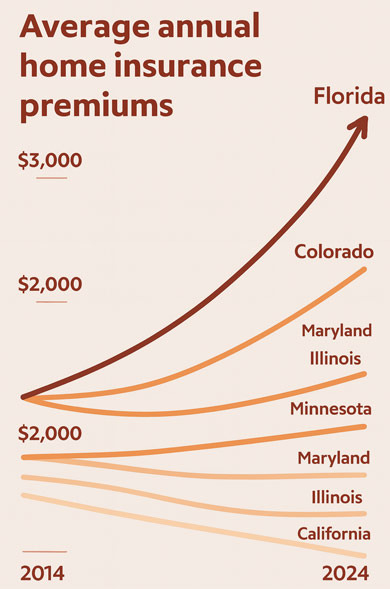 Reasons Why Home Insurance Premiums in the U.S. Are Skyrocketing - Iowa City - 1