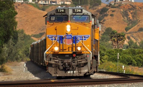 The Total Length and History of US Railroads - Los Angeles - 1