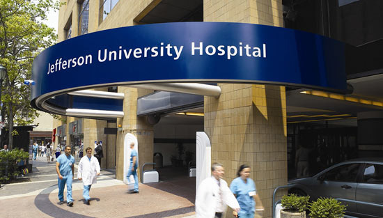 필라델피아 도심의 종합 병원, Thomas Jefferson University Hospital - Philadelphia - 1