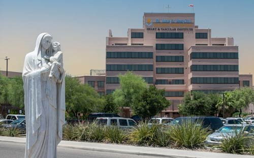 1880년에 설립된 Carondelet St. Mary's Hospital - Tucson - 1