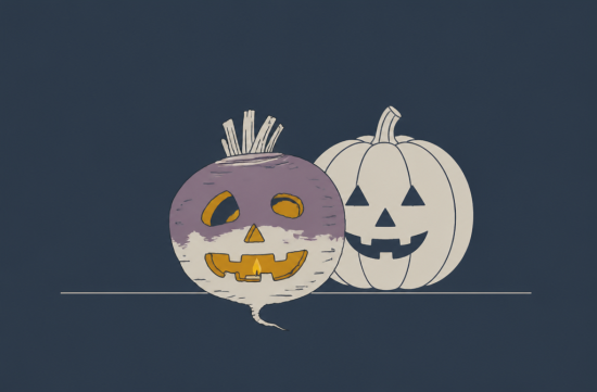 The Halloween Jack-o'-lantern Was Originally a Turnip - Chino - 1