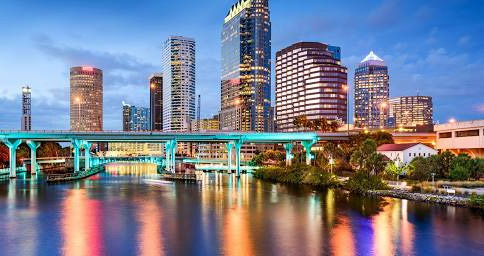 Average Yearly Temperature and Precipitation in Tampa, Florida - Tampa - 1