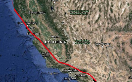 랜초 쿠카몽가 자연재해인 지진, 산불 정보 - Rancho Cucamonga - 1