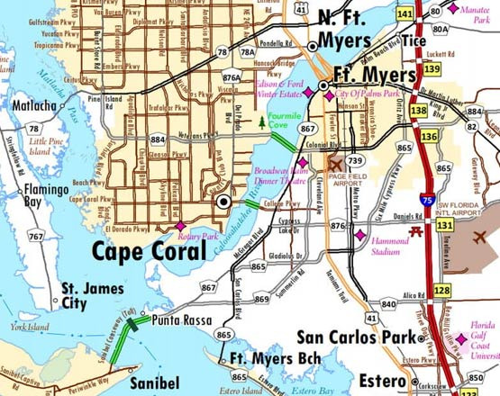 포트마이어스 어디가 어딘지 헷갈리시죠?  - Fort Myers - 1
