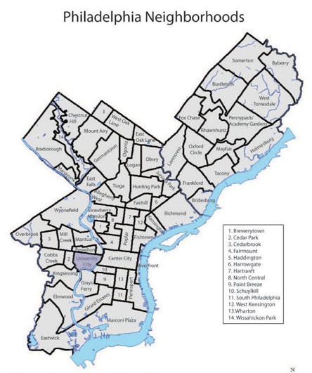 필라델피아 행정구역, 시티이자 카운티인 독특한 구조 - Philadelphia - 1