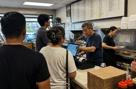 하와이 최저임금 2028년 18달러, 호놀룰루 식당 계산법 - Honolulu - 1