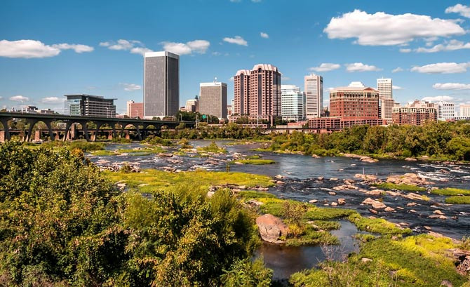 River City라는 별명을 가진 버지니아의 주도 Richmond - Virginia - 1