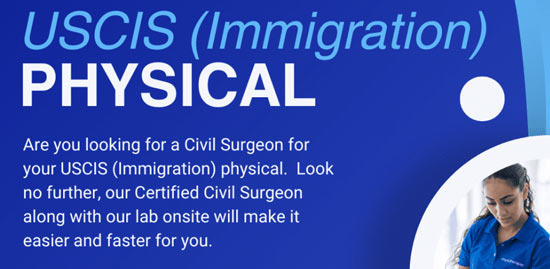 영주권 신체검사 Medical Exam I-693 를 받아보았습니다 - Downey - 1