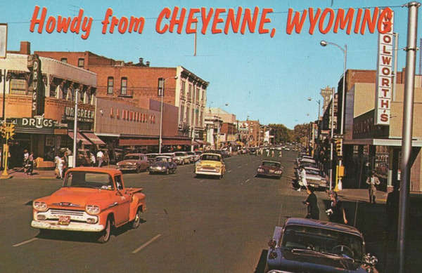 엽서 한장으로 돌아보게 되는 샤이엔의 1960년대 거리 - Cheyenne - 1