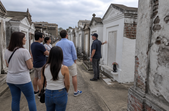 뉴올리언스 묘지가 땅 위에 있는 이유, 물만은 아니다 - New Orleans - 1